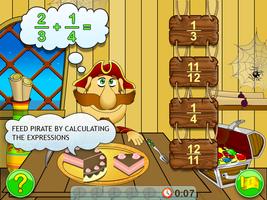 Fractions. Smart Pirates. Free تصوير الشاشة 2