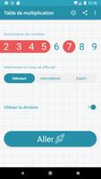 Table de multiplication Affiche