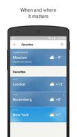 Yandex Weather ảnh chụp màn hình 1