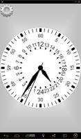 Clock24Нour white 海报