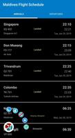 Maldives Flight Schedule Pro Cartaz