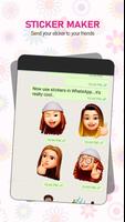 emoji fabricante de wasticker Poster