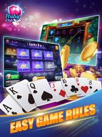 برنامه‌نما Ruby Club - Slots Tongits Sabo عکس از صفحه