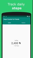 Friends Step tracker پوسٹر