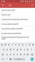Узбекский разговорник تصوير الشاشة 3