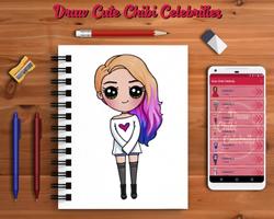 Draw Cute Chibi Celebrities Step By Step Affiche
