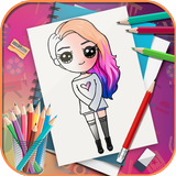 Learn to Draw Cute Chibi Celebrities Step by Step icône