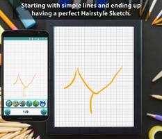 Hairstyle Tutorials: Draw Beautiful Hairstyles syot layar 1