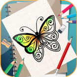Learn how to draw Beautiful Butterfly step by step