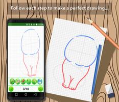 Draw Cute Chibi Animals Step by Step capture d'écran 2