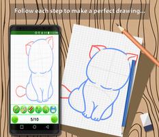 Draw Cute Chibi Animals Step by Step capture d'écran 3