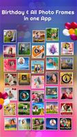 Birthday Photo Frame Maker App 포스터