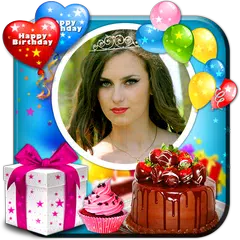 Скачать Birthday photo frame with name and photo APK