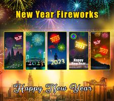 2023 New Year Fireworks poster
