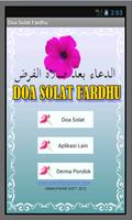 Doa Selepas Solat Fardhu. poster