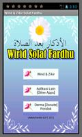 Wirid & Zikir Solat Fardhu. Affiche