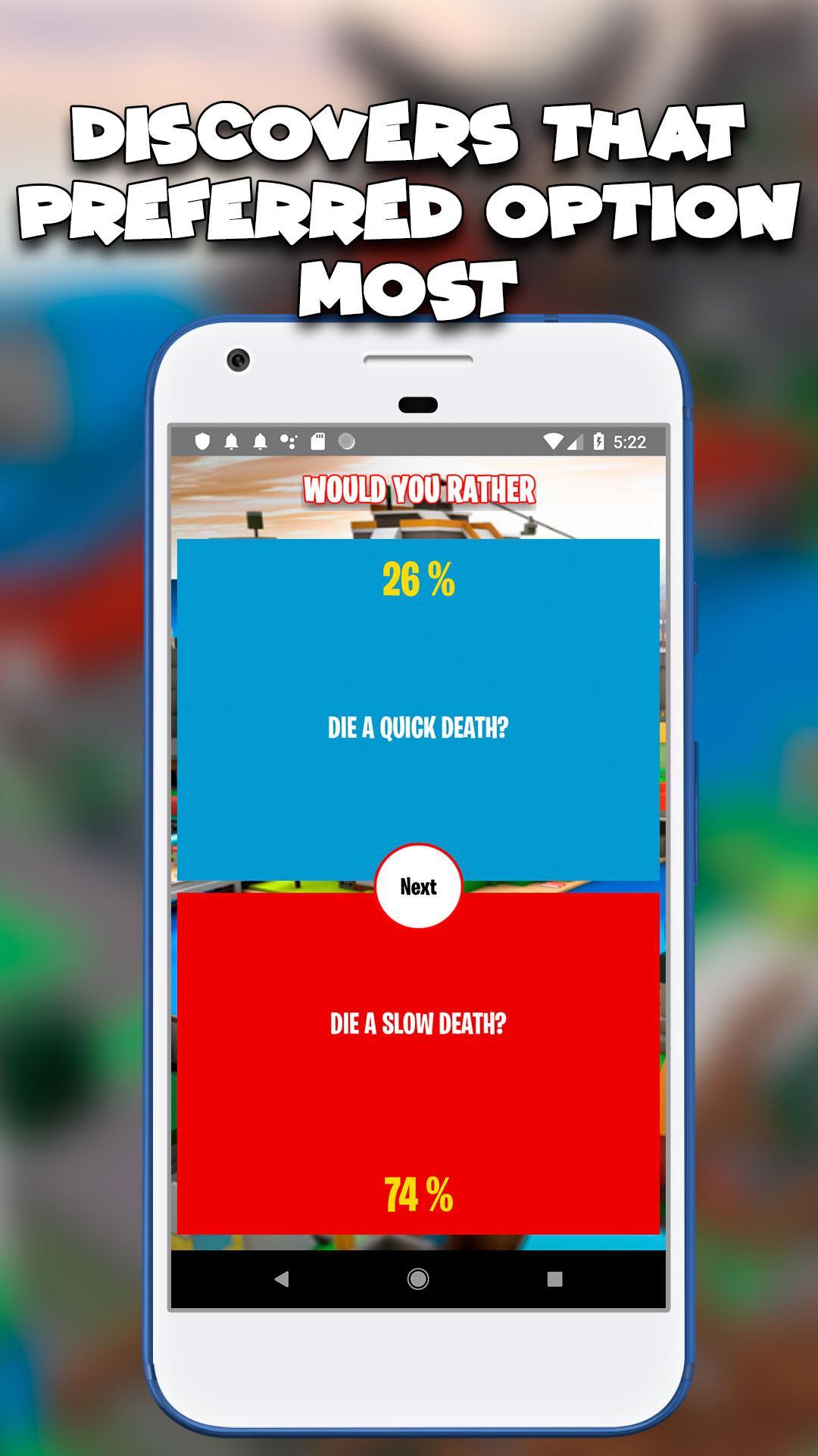 Game Would You Rather Roblox For Android Apk Download - would you rather roblox questions