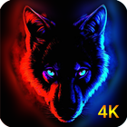 Wolf-Hintergrundbilder Zeichen