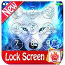 Wolf Lock screen Passcode Neon APK