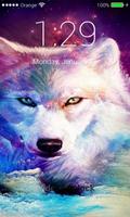Wolf Lock screen Passcode Neon gönderen