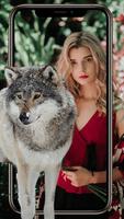 Selfie With Wolf - Wolf Wallpapers capture d'écran 1