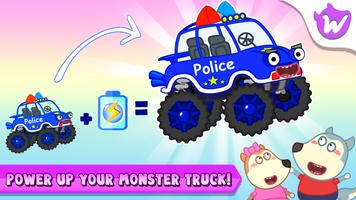 Wolfoo Monster Truck الملصق