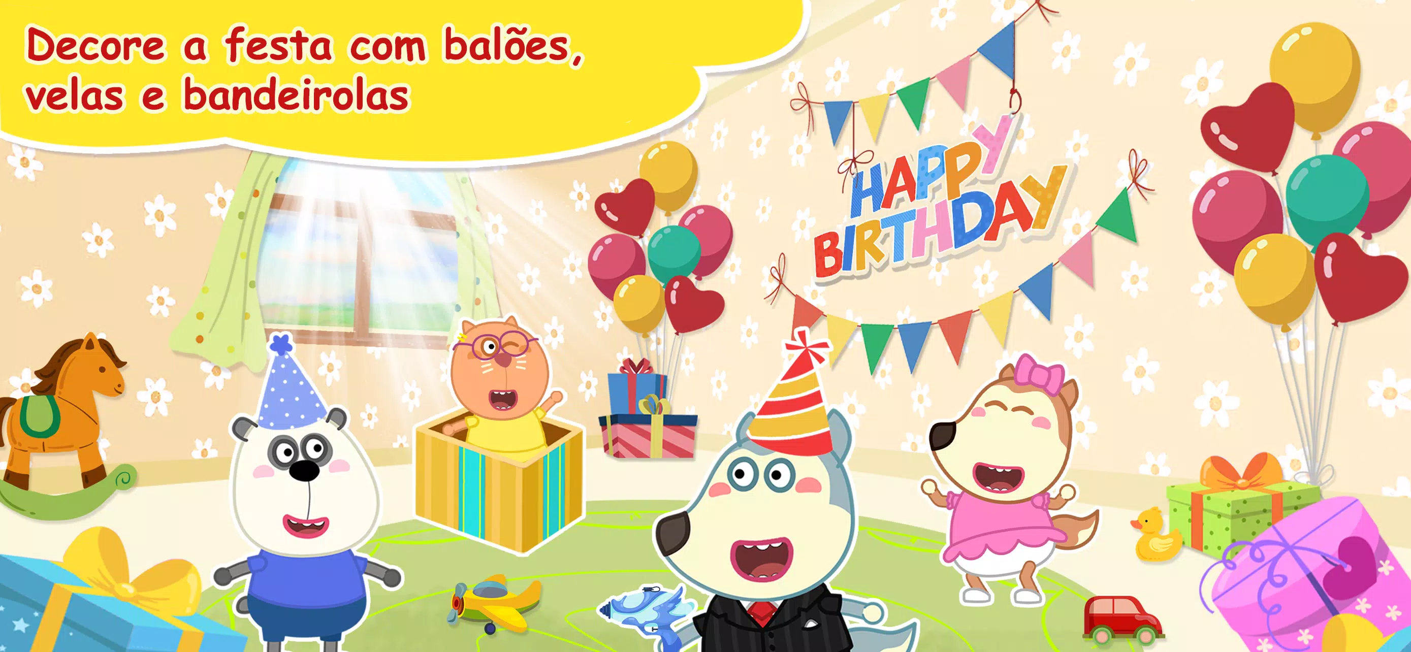 Baixar Wolfoo Prepares Birthday Party para PC - LDPlayer