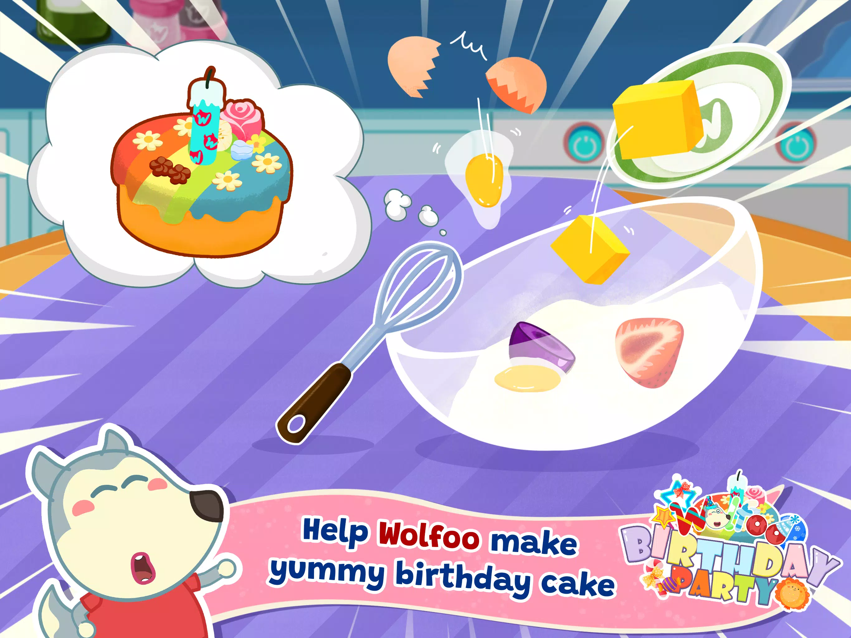 Baixar Wolfoo Prepares Birthday Party para PC - LDPlayer