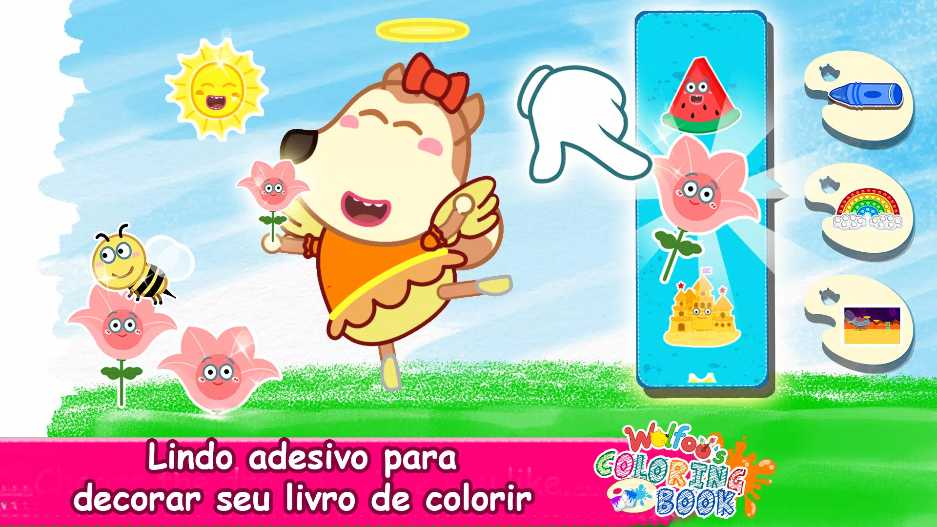 Download do APK de Livro para colorir do Wolfoo para Android