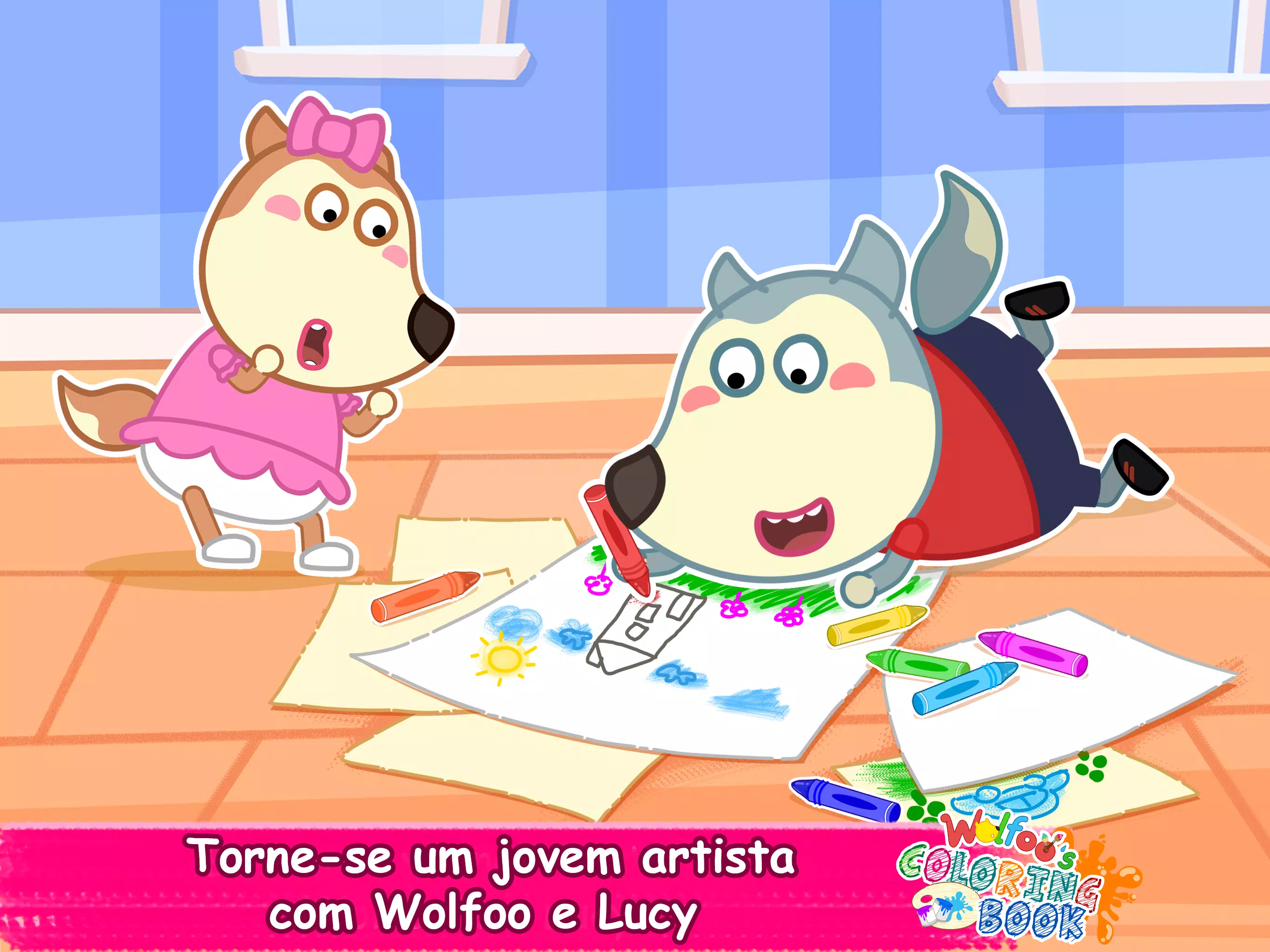 Desenhos para colorir de Wolfoo Lucy - Desenhos para colorir gratuitos para  impressão