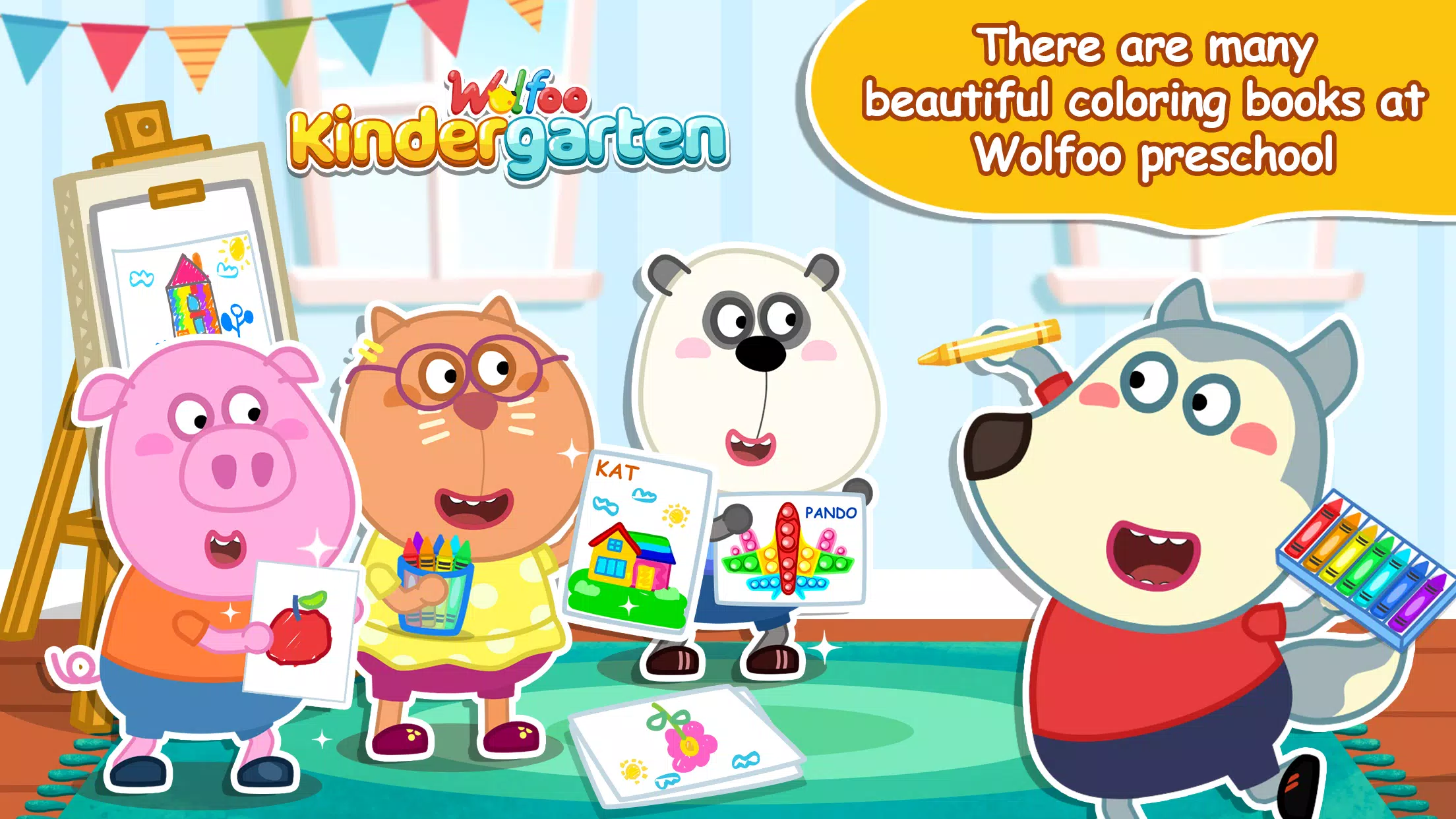 Baixe o Wolfoo Kindergarten MOD APK v1.4.0 para Android