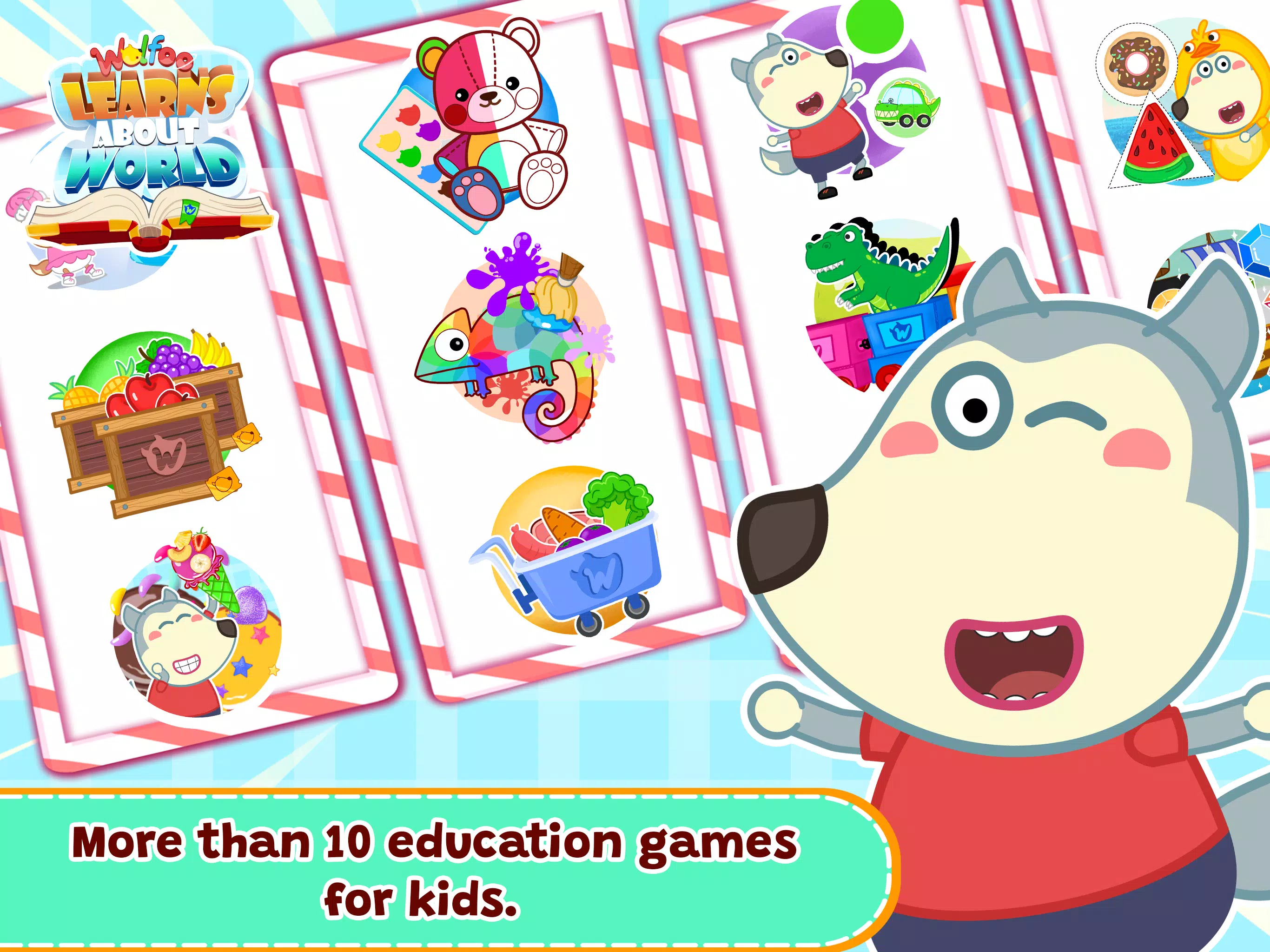 Download do APK de Wolfoo: Kids Learn About World para Android