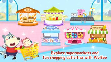 Wolfoo Supermarket, Shopping poster