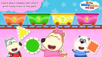 Wolfoo Shape Color and Size تصوير الشاشة 1