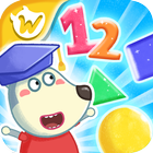 Wolfoo Learns Numbers & Shapes أيقونة