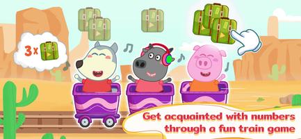 Wolfoo Learns Numbers & Shapes تصوير الشاشة 1
