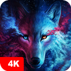 Wolf Wallpapers 4K ไอคอน
