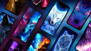 Wolf Wallpapers 4K پوسٹر