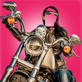 Women Bike Photo Suit Montage