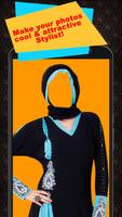 Women Burqa Photo Suit Affiche