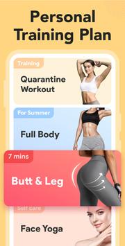 Workout for Women: Fit at Home स्क्रीनशॉट 1