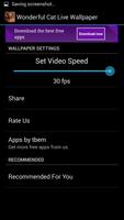 Wonderful Cat Live Wallpaper imagem de tela 3