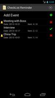 CheckList Reminder screenshot 2