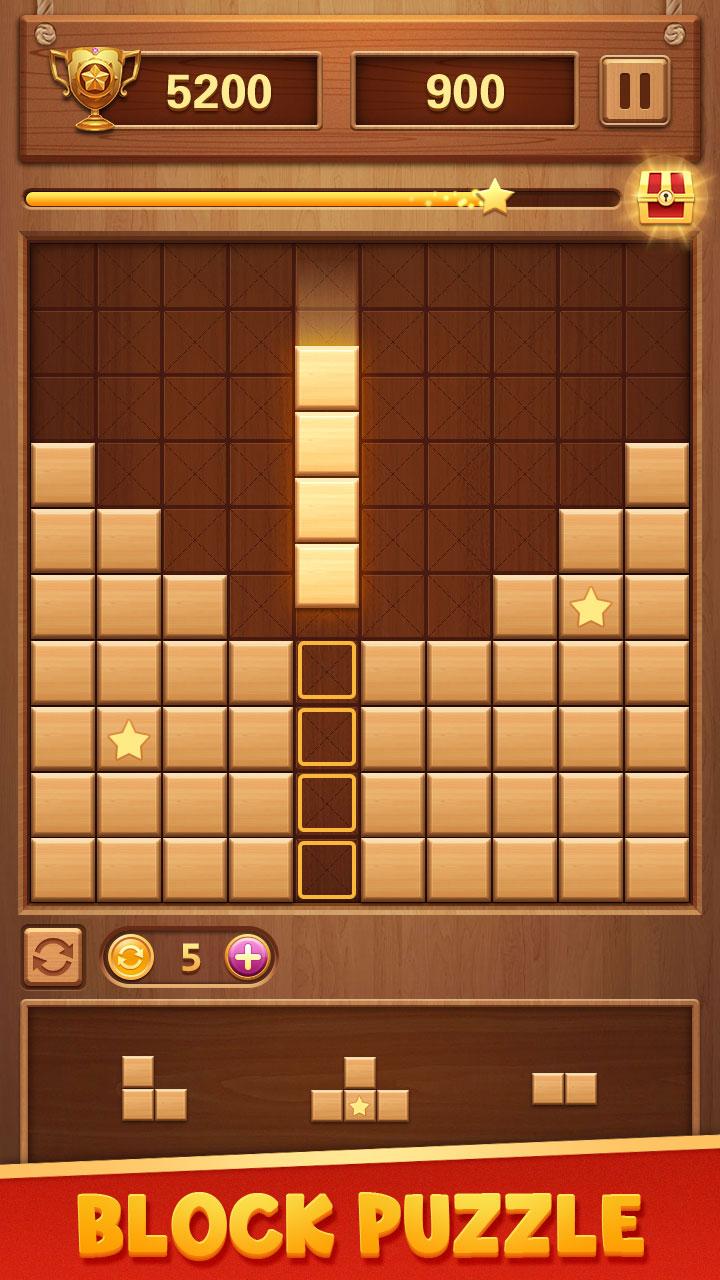 Wood Block Puzzle Free Classic Brain Puzzle Game For Android Apk Download
