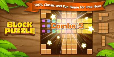 Wood block puzzle games captura de pantalla 1