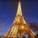 eiffel tower video wallpaper - eiffel tower night aplikacja