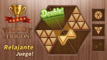 Woody Trigon Bloques Puzzle Poster