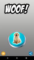 Bark Dog Woof Button Affiche
