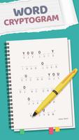 Word Cryptogram poster