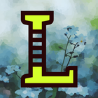 Letter Ladder - word stacking puzzle game icône